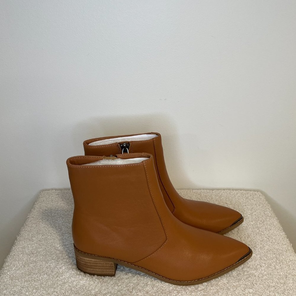 Botkier | Greer Block Heel Booties | Tan - image 2